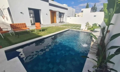 S3 VILLA GHADA / PISCINE / HAMAMET *ID40807*