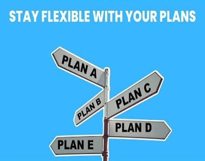 Stey flexible with your plans!